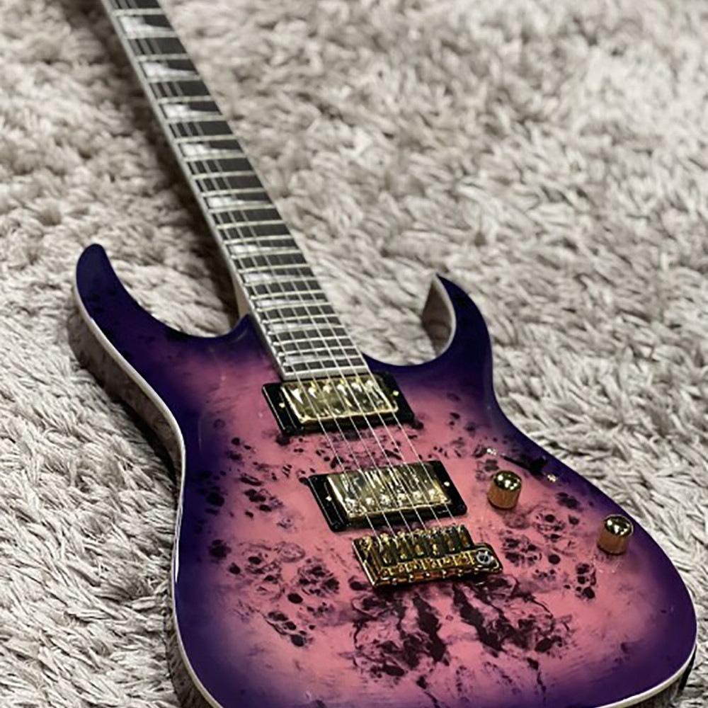 Ibanez GRG220PA-RLB with Bag in Royal Purple Burst Electric Guitar