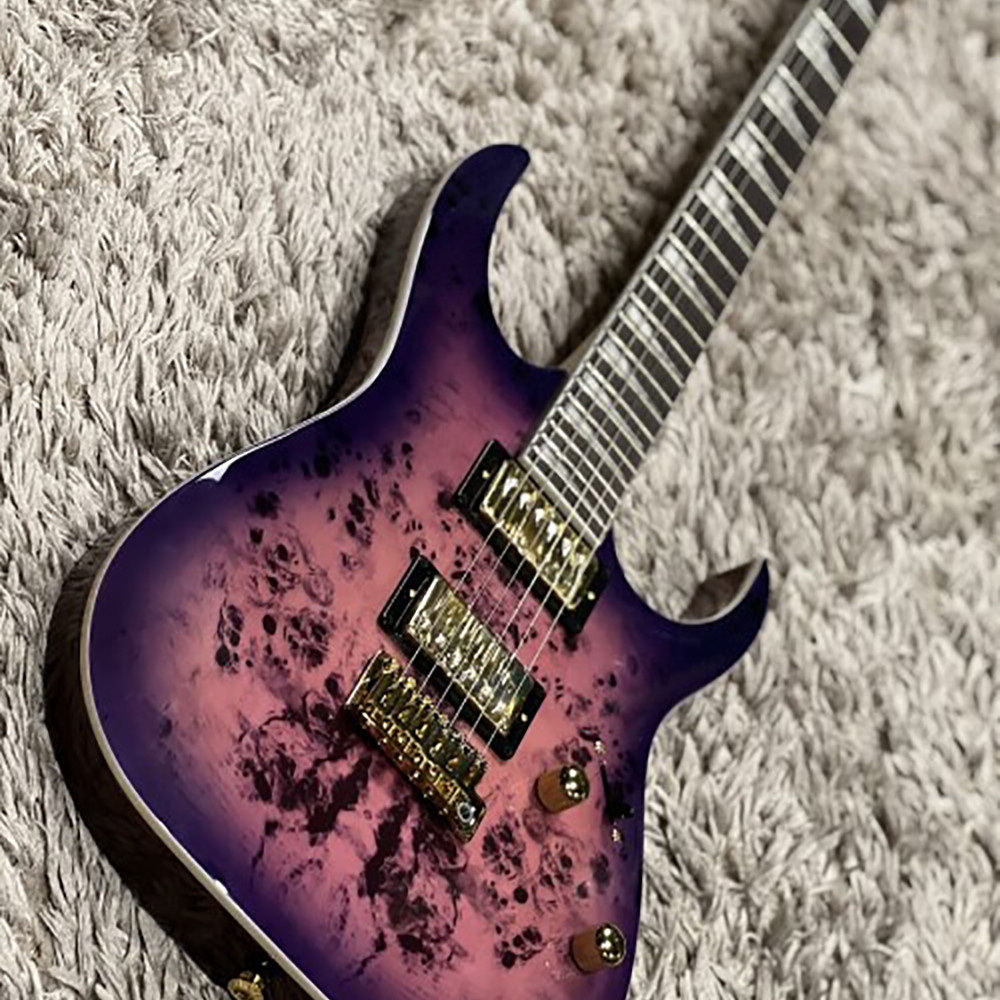 Ibanez GRG220PA-RLB with Bag in Royal Purple Burst Electric Guitar