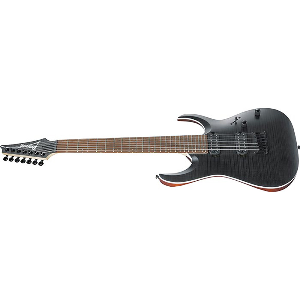 Ibanez RGA742FM-TGF RGA Standard 7 String Transparent Gray Flat Electric Guitar