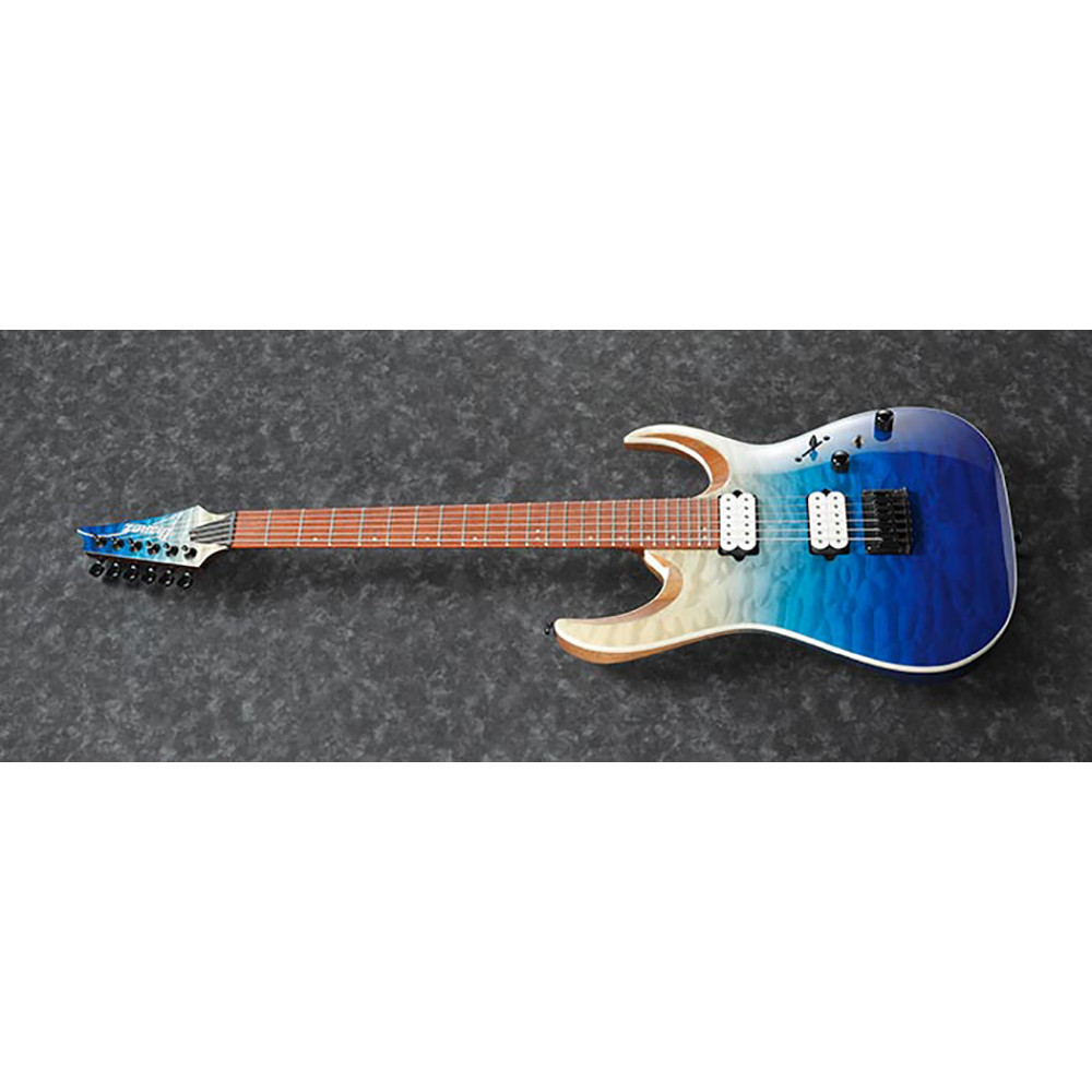 Ibanez RGA42HPQM-BIG with Bag in Blue Iceberg Gradation Electric Guitar