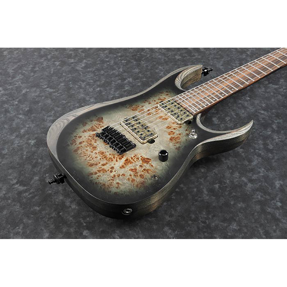 Ibanez RGD71ALPA-CKF Axion Label Charcoal Burst Black Stained Flat Electric Guitar