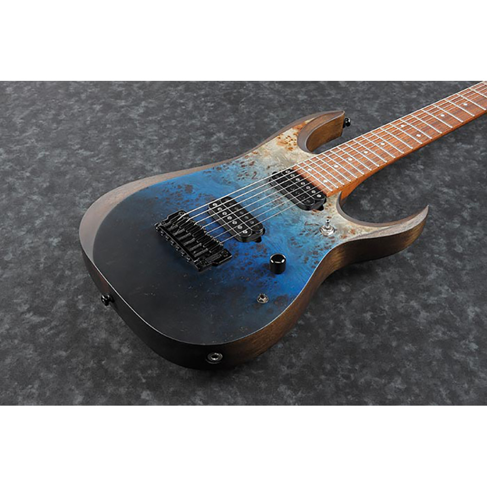 Ibanez RGD7521PB-DSF 7 String Deep Seafloor Fade Flat Electric Guitar