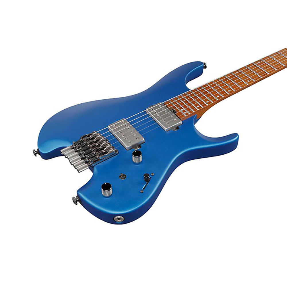 Ibanez Q52-LBM Standard 6 String Headless Laser Blue Matte Electric Guitar