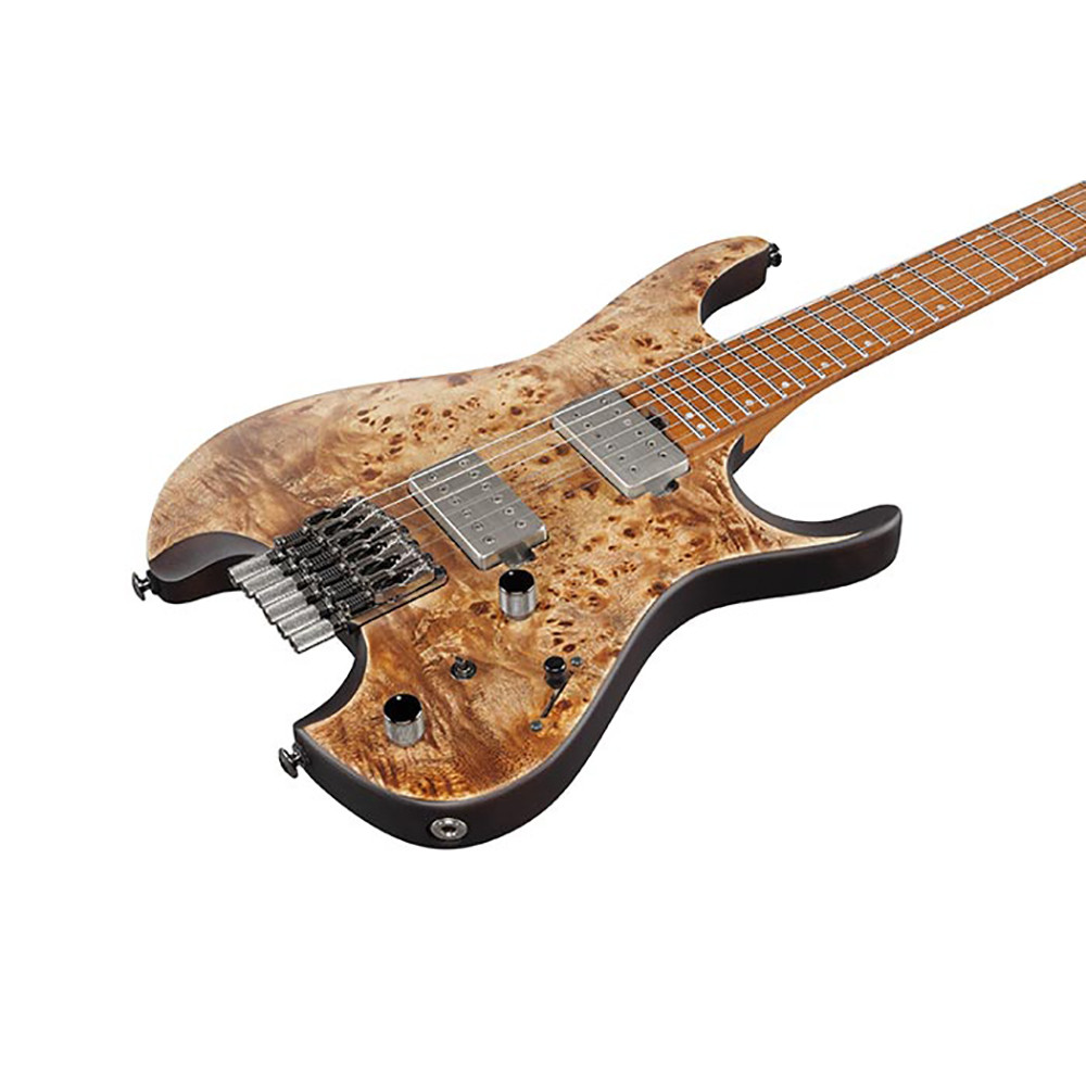 Ibanez Q52PB-ABS Q Standard Headless 6 String in Antique Brown Stained with Gig Bag Electric Guitar