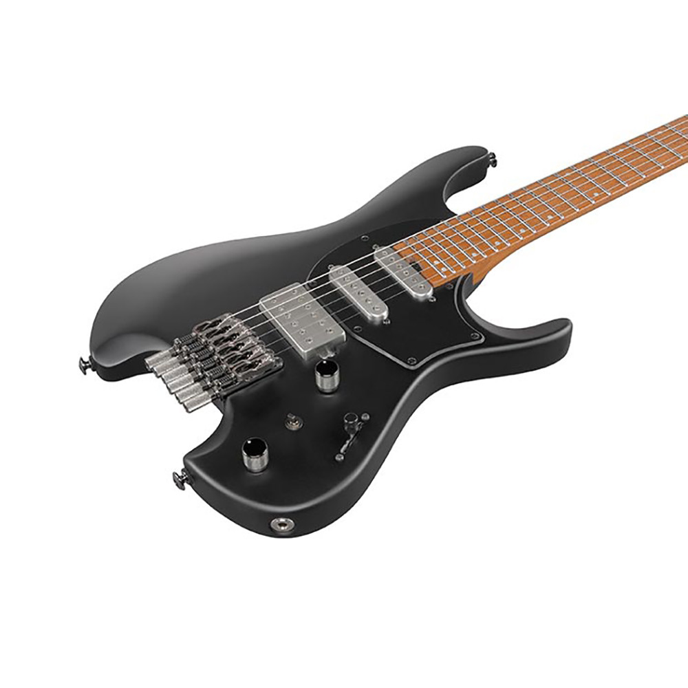 Ibanez Q54-BKF Q Series Standard 6 String Headless Black Flat Electric Guitar