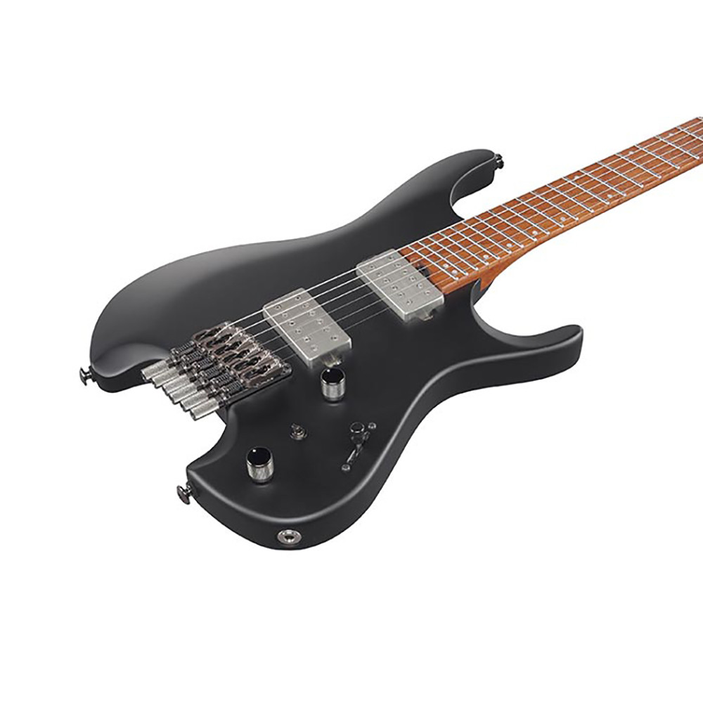 Ibanez QX52-BKF Q Series Headless Black Flat with Gig Bag Electric Guitar