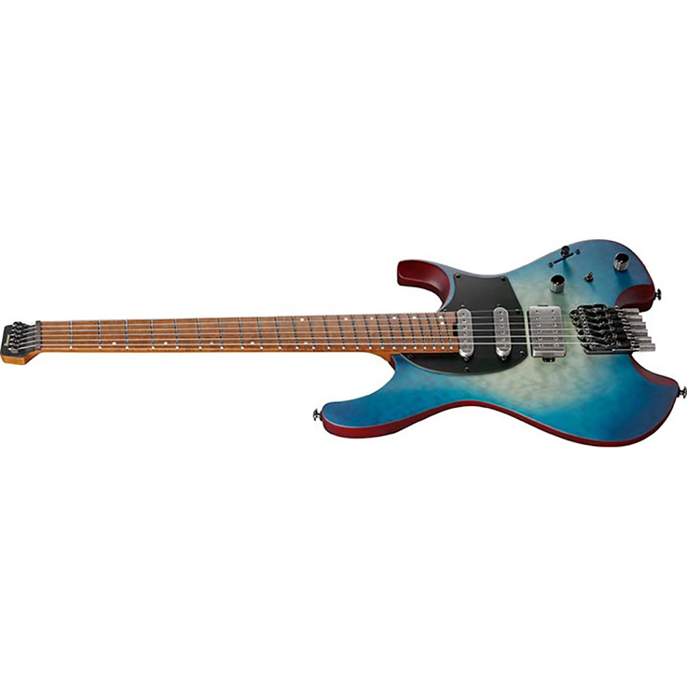Ibanez QX54QM-BSM Q Series Headless Blue Sphere Burst Matte with Gig Bag Electric Guitar