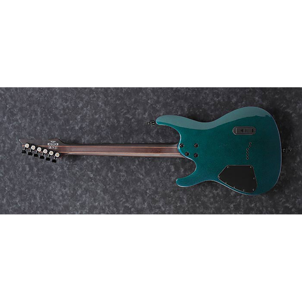 Ibanez S671ALB-BCM Axion Label 6-String Blue Chameleon with Gig Bag Electric Guitar