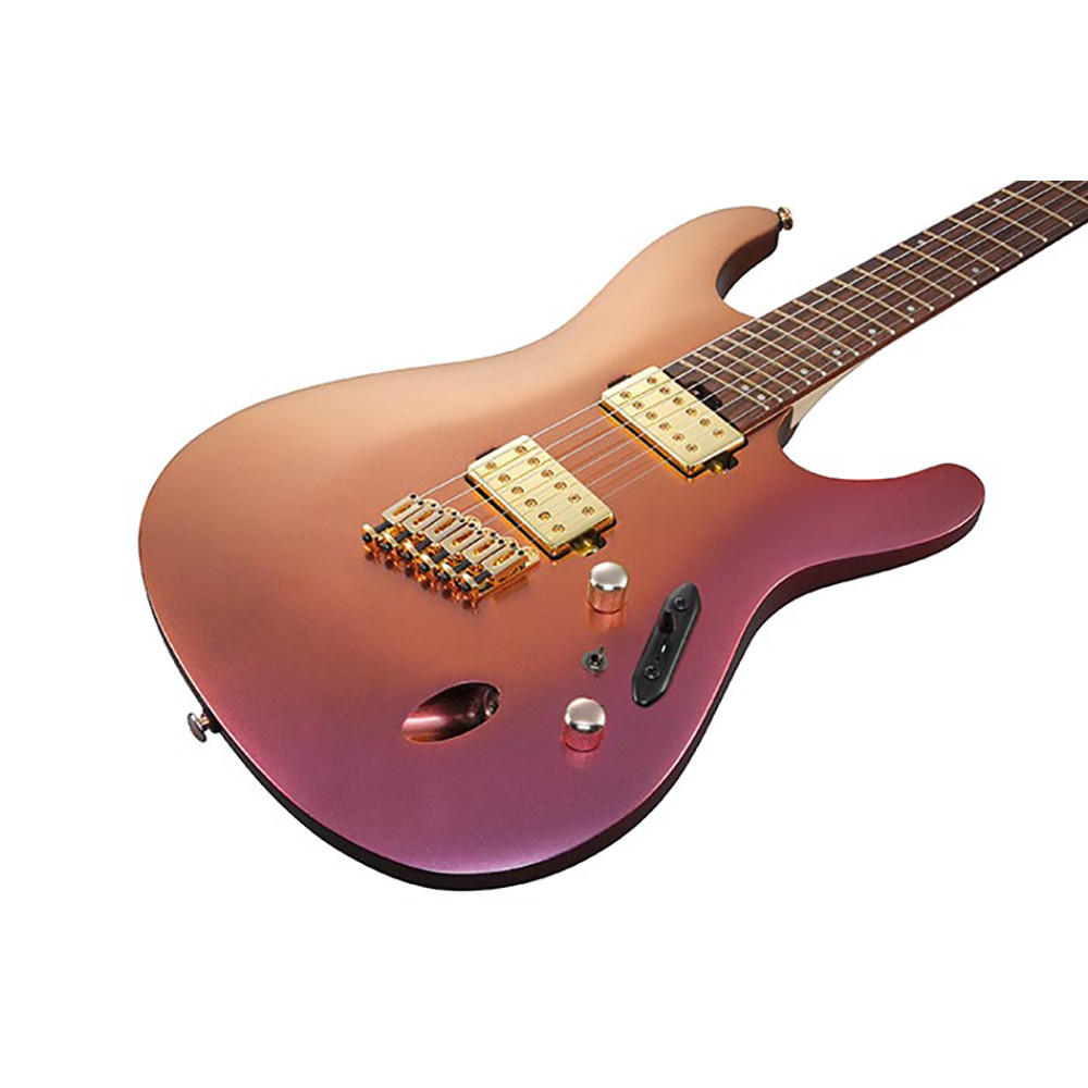 Ibanez SML721-RGC Axe Design Lab Rose Gold Chameleon with Gig Bag Electric Guitar