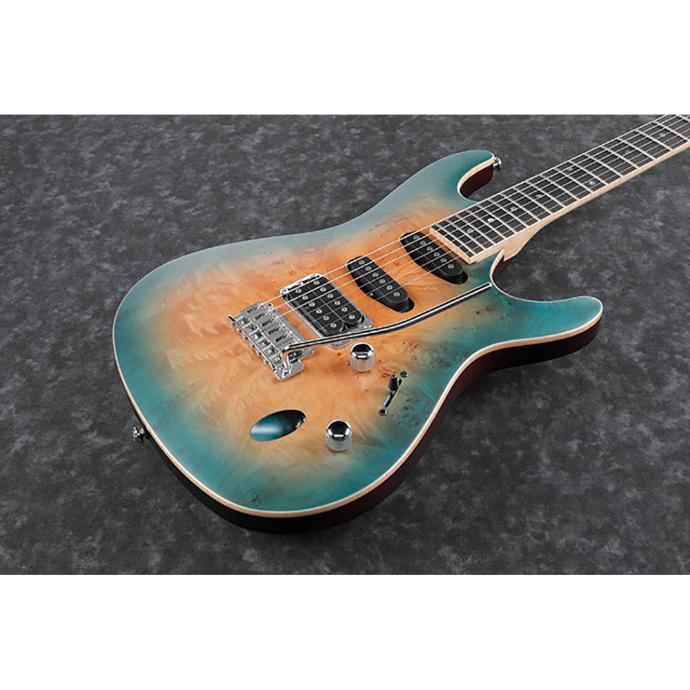 Ibanez SA460MBW-SUB Sunset Blue Burst with Bag Electric Guitar