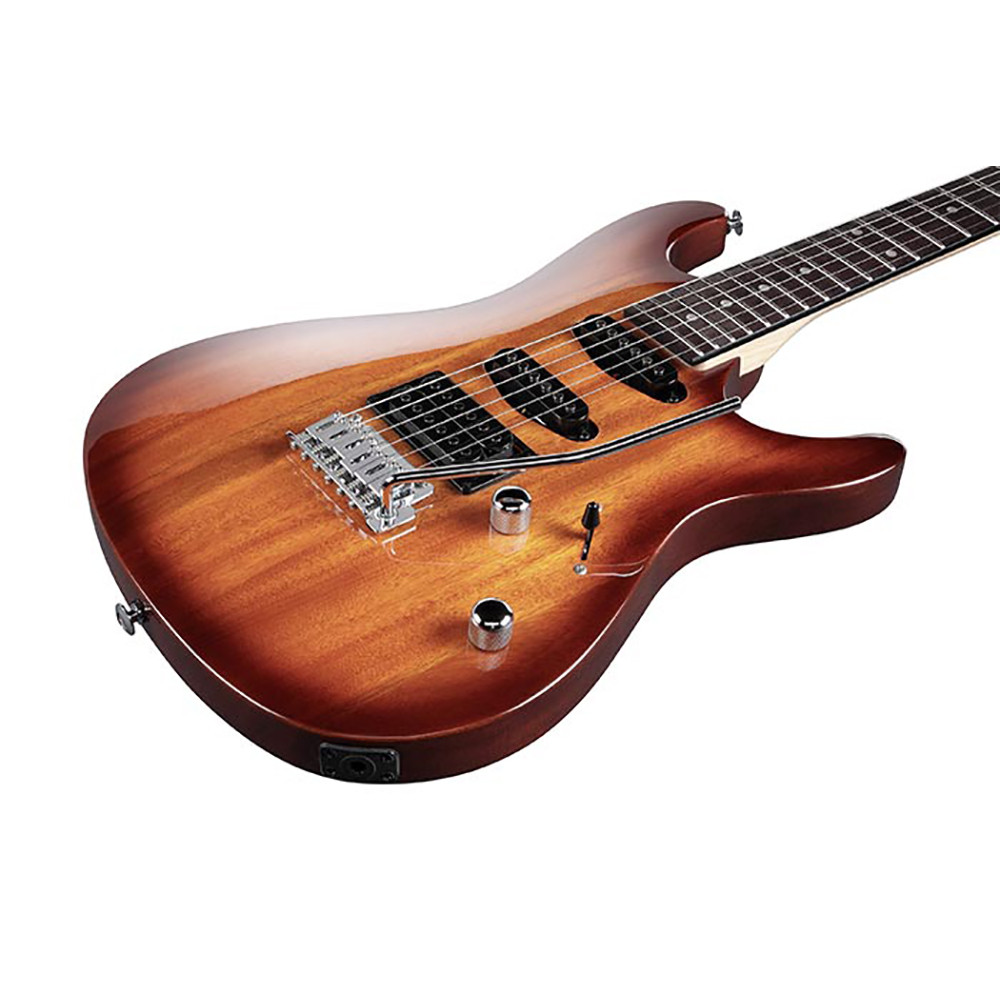 Ibanez GSA60-BS Gio 6 Strings in Brown Sunburst with Gig Bag Electric Guitar