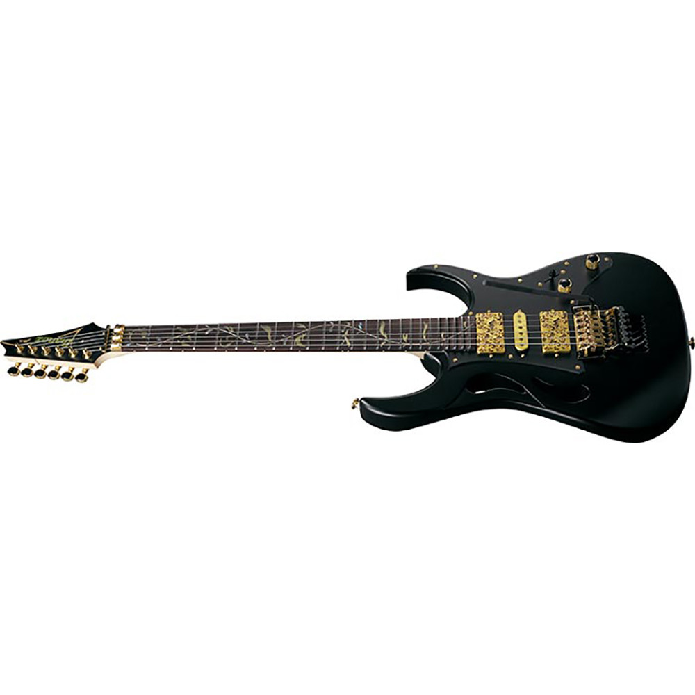 Ibanez PIA3761-XB 6 String RH Steve Vai Signature Onyx Black with Case Electric Guitar