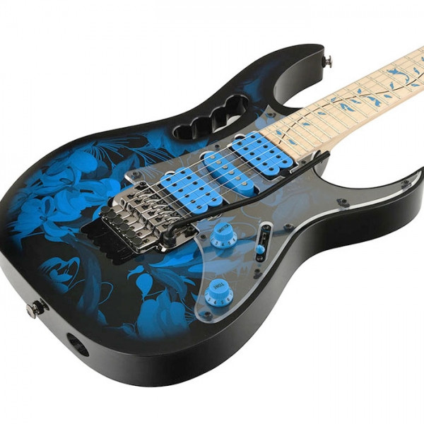Ibanez JEM77P-BFP Steve Vai Signature Series Blue Floral Pattern with Bag Electric Guitar