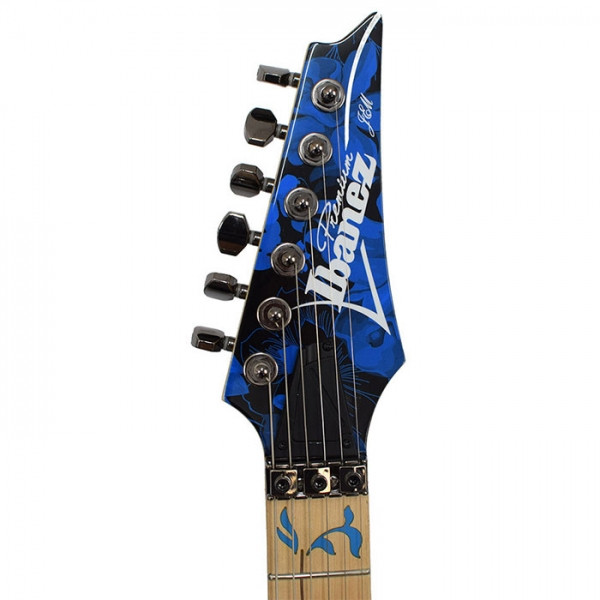 Ibanez JEM77P-BFP Steve Vai Signature Series Blue Floral Pattern with Bag Electric Guitar