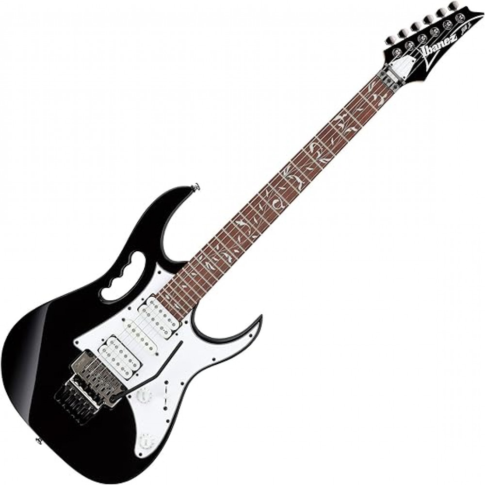 Ibanez JEMJR-BK Steve Vai Signature series 6 Strings in Black with Gig Bag Electric Guitar