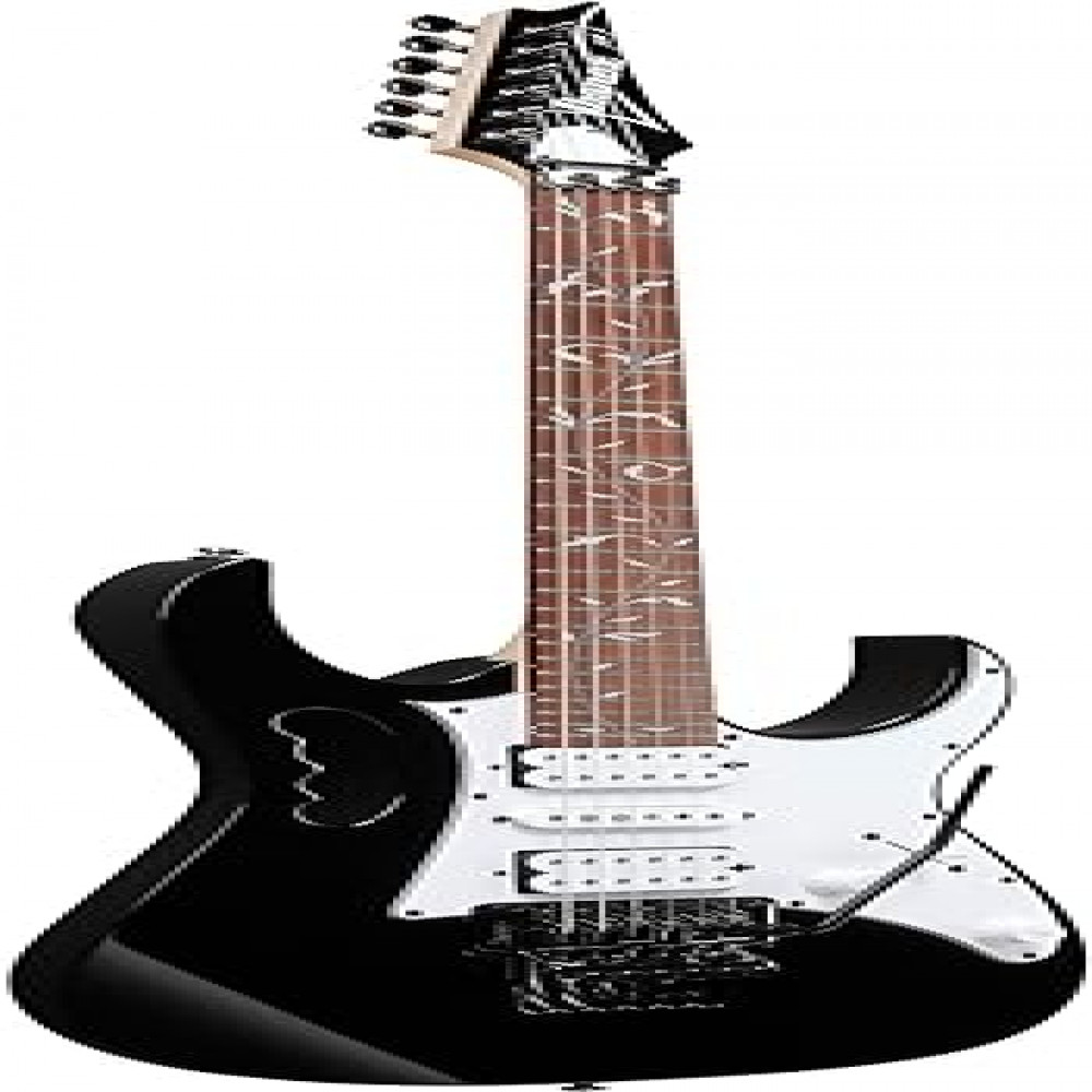 Ibanez JEMJR-BK Steve Vai Signature series 6 Strings in Black with Gig Bag Electric Guitar