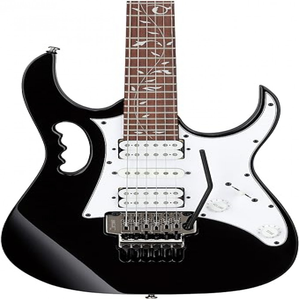 Ibanez JEMJR-BK Steve Vai Signature series 6 Strings in Black with Gig Bag Electric Guitar