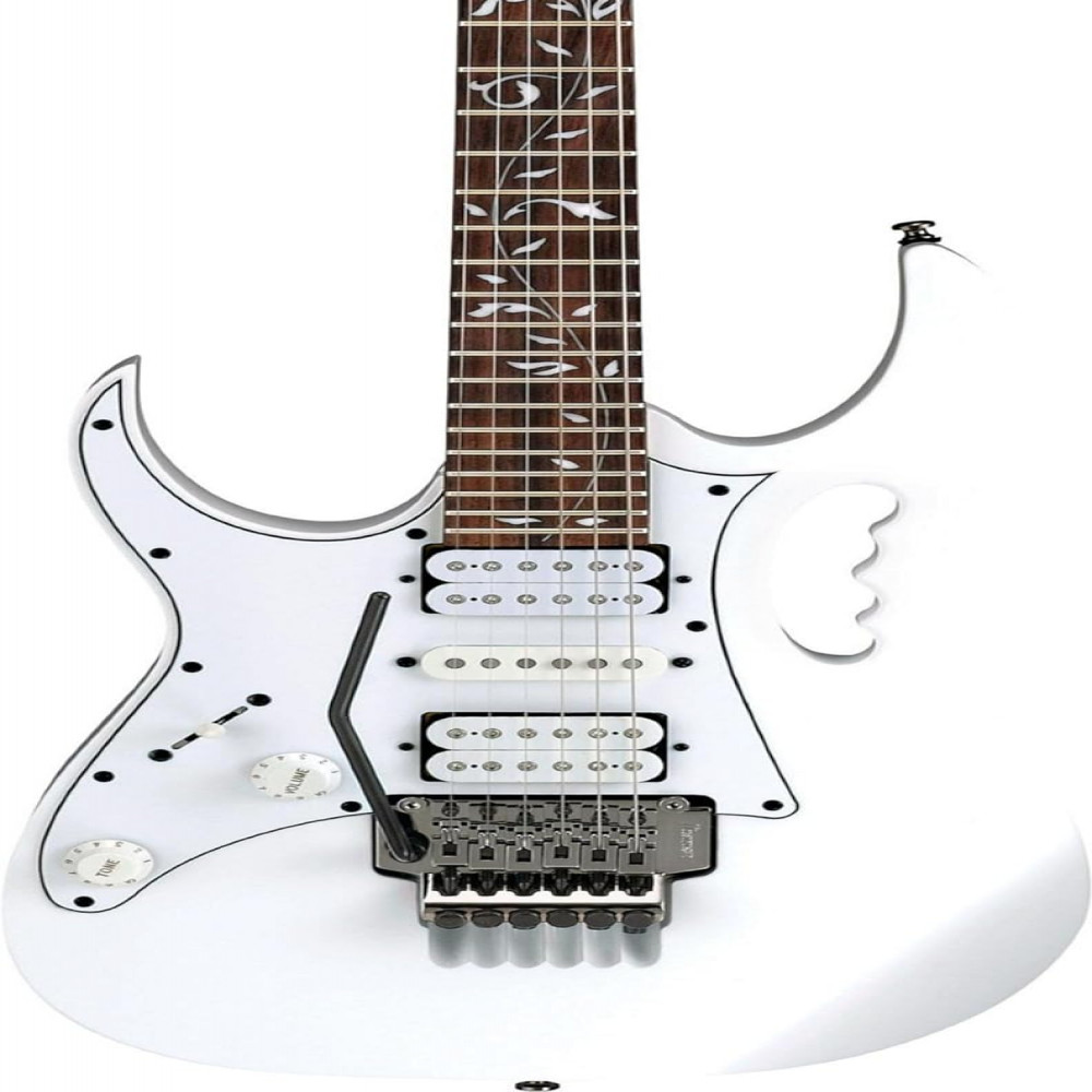 Ibanez JEMJRL-WH Steve Vai Signature Left Handed in White Electric Guitar