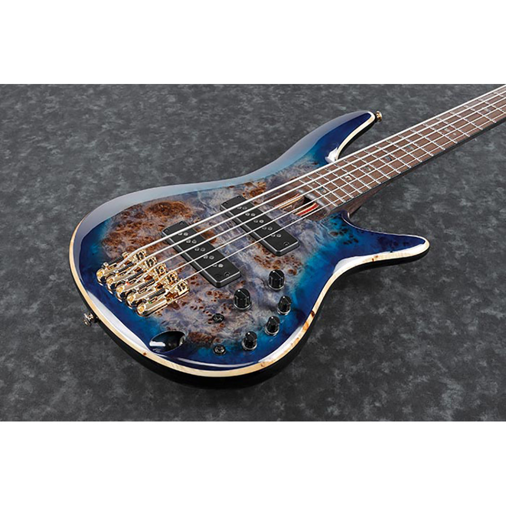 Ibanez SR2605-CBB SR Premium 5 Strings in Cerulean Blue Burst with Gigbag Bass Guitar
