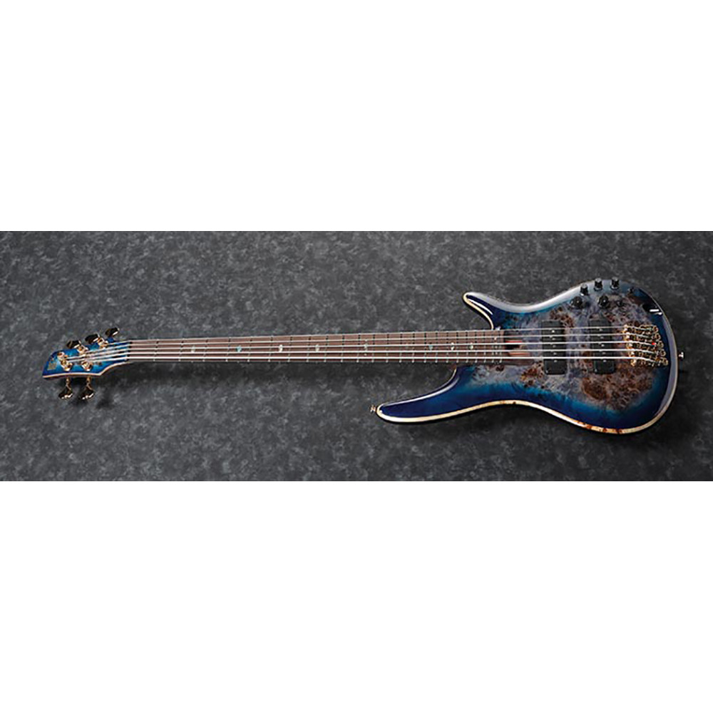 Ibanez SR2605-CBB SR Premium 5 Strings in Cerulean Blue Burst with Gigbag Bass Guitar