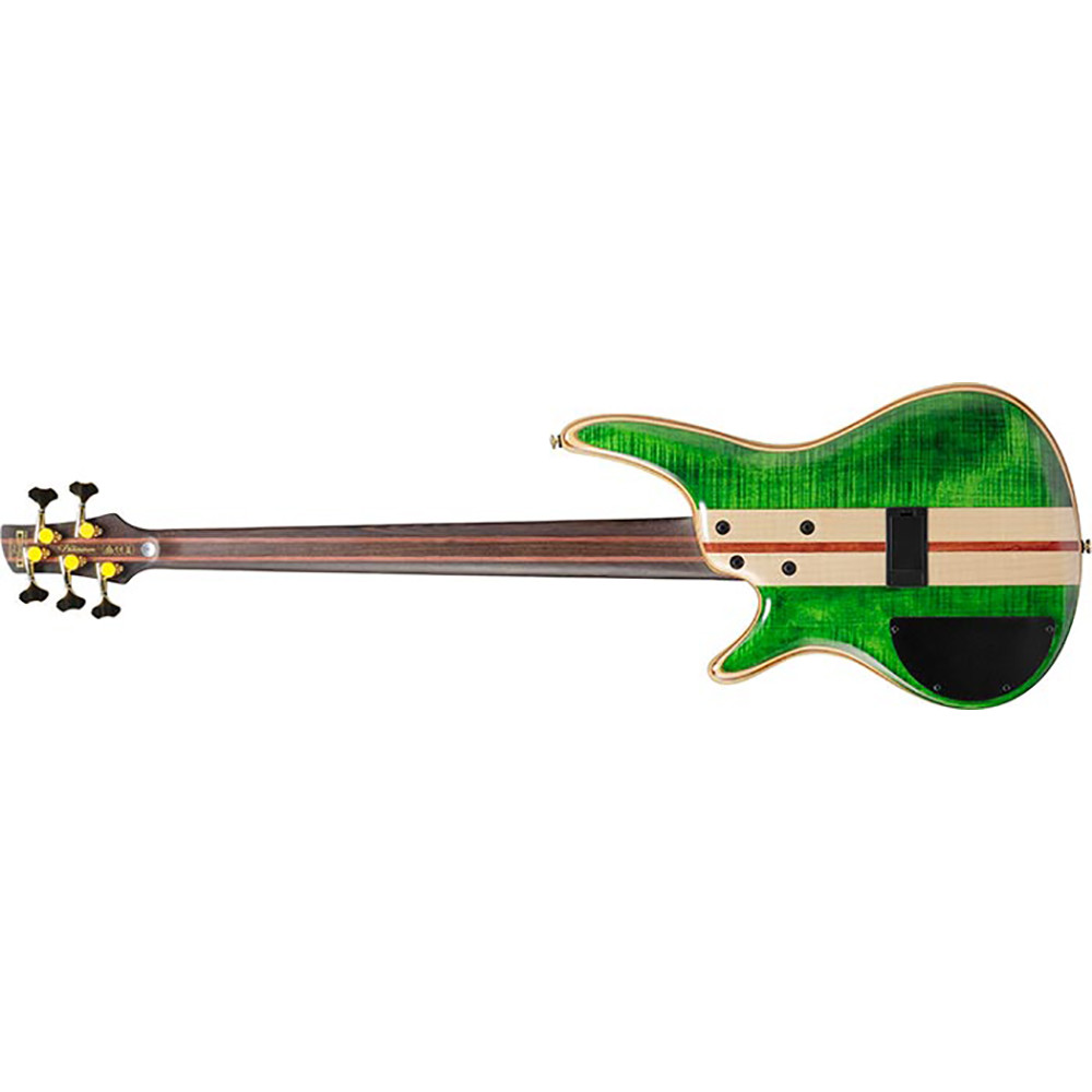 Ibanez SR5FMDX-EGL Premium Series 5 String Emerald Green Low Gloss with Gig Bag Bass Guitar
