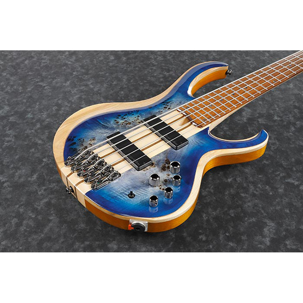 Ibanez BTB845-CBL 5-String Cerulean Blue Burst Low Gloss Bass Guitar