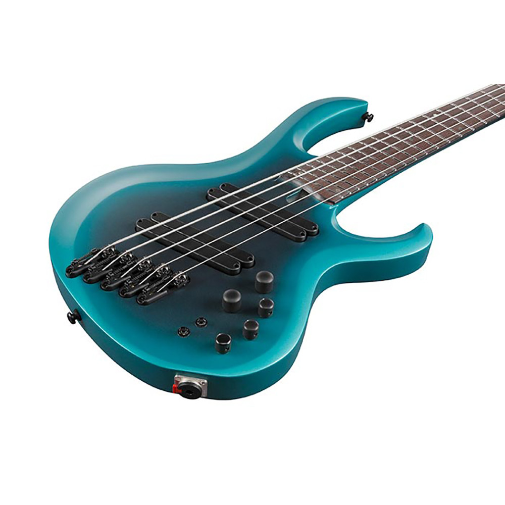 Ibanez BTB605MS-CEM Cerulean Aura Burst Matte with Case Bass Guitar