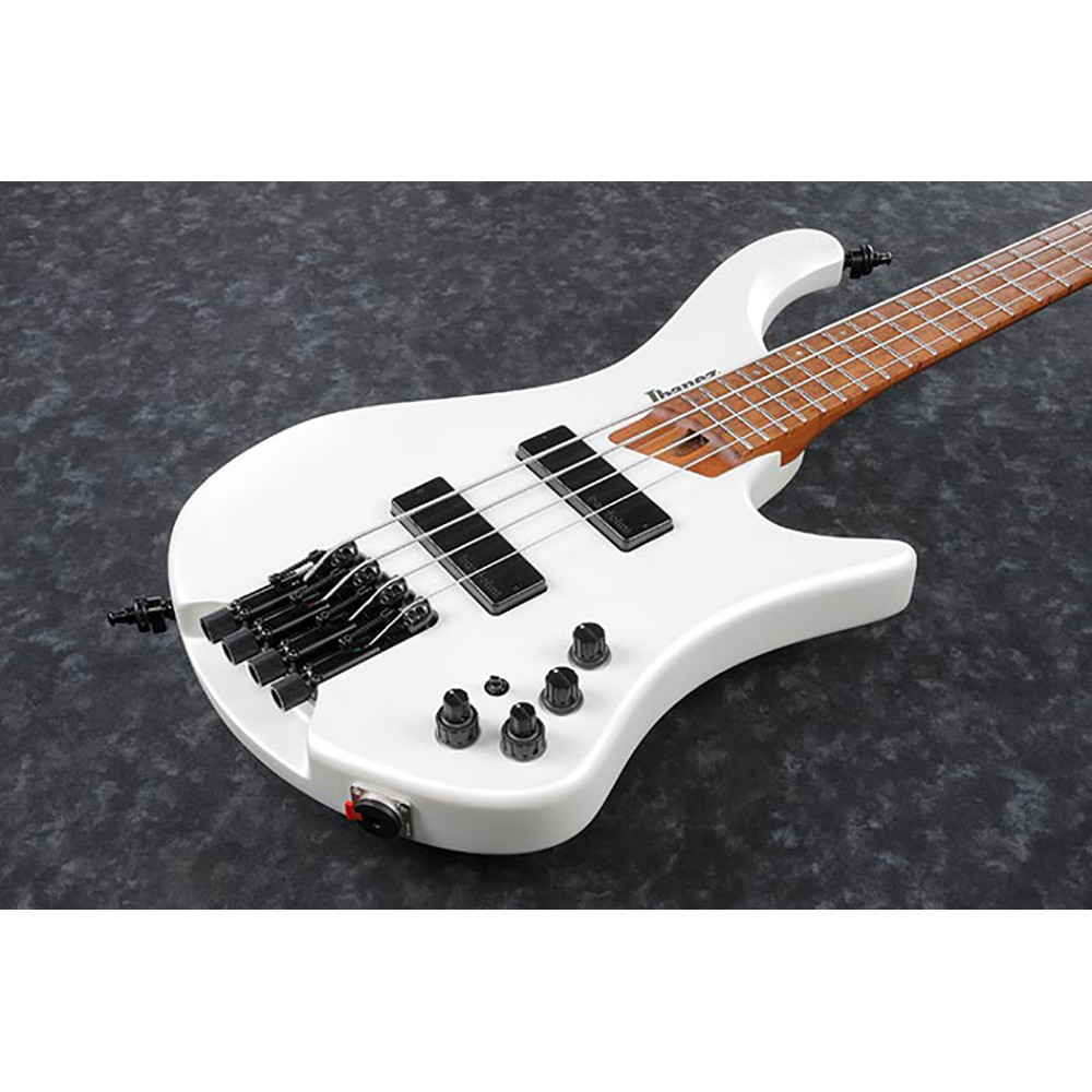 Ibanez EHB1000-PWM Headless Electric 4 String Pearl White Matte with Bag Bass Guitar