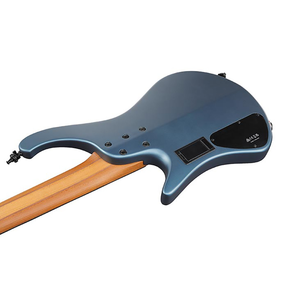 Ibanez EHB1005F-AQM 5-String Multi-Scale Ergonomic Headless Fretless Arctic Ocean Matte Bass Guitar