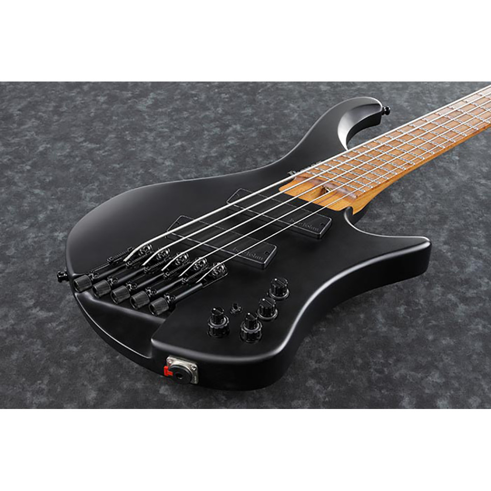 Ibanez EHB1005MS-BKF 5-String Headless With Bag in Black Flat Bass Guitar