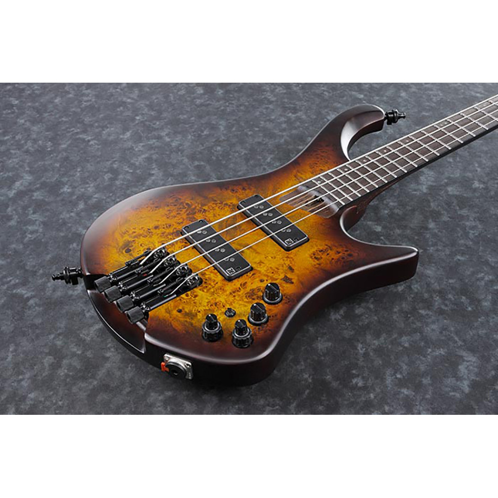 Ibanez EHB1500-DEF Headless Dragon Eye Burst Flat with Gig Bag Bass Guitar