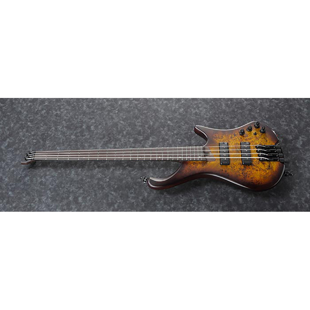 Ibanez EHB1500-DEF Headless Dragon Eye Burst Flat with Gig Bag Bass Guitar
