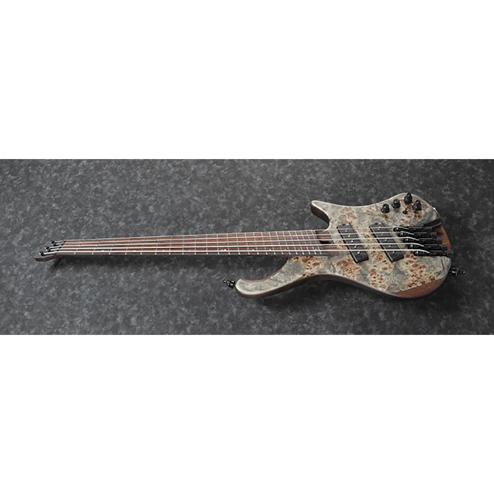 Ibanez EHB1505MS-BIF Headless 5 Strings in Black Ice Flat with Gig Bag Bass Guitar