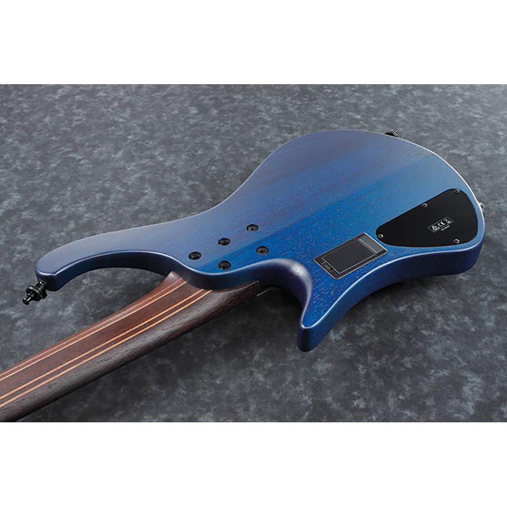 Ibanez EHB1505MS-PLF Headless 5 Strings in Pacific Blue Burst Flat with Gig Bag Bass Guitar