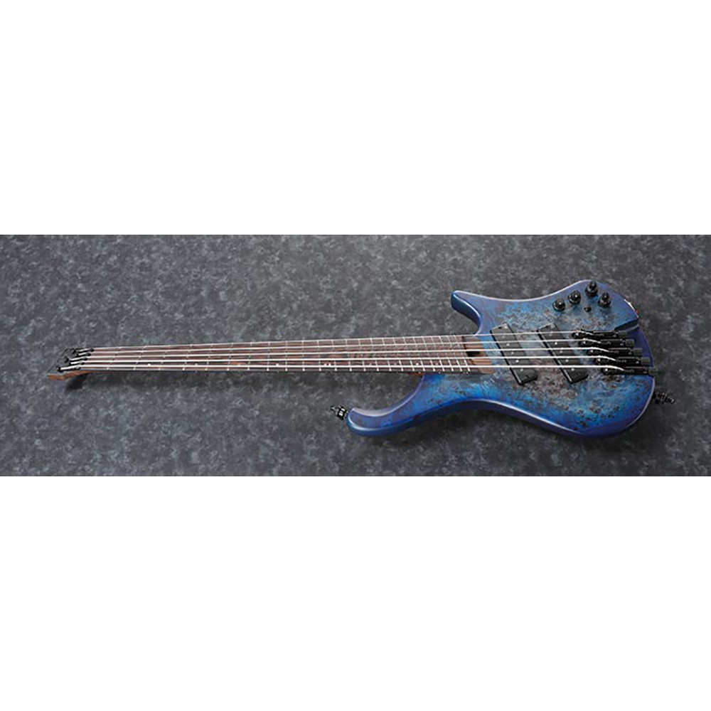 Ibanez EHB1505MS-PLF Headless 5 Strings in Pacific Blue Burst Flat with Gig Bag Bass Guitar