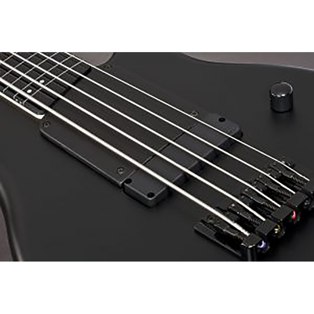 Ibanez GWB35-BKF GWB Signature Series Electric Black Flat Bass Guitar