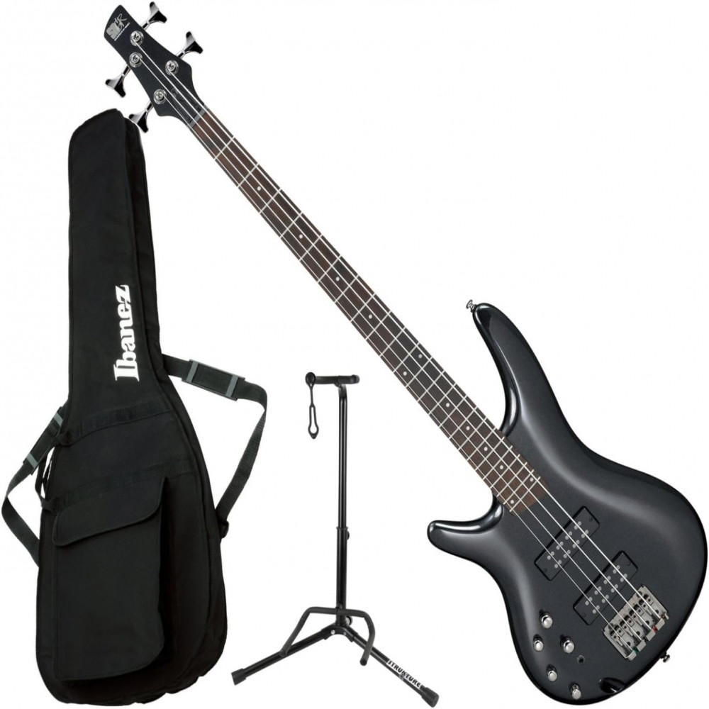 Ibanez SR300EL-IPT SR Series 4-String Bass Left-Handed in Iron Pewter Bass Guitar