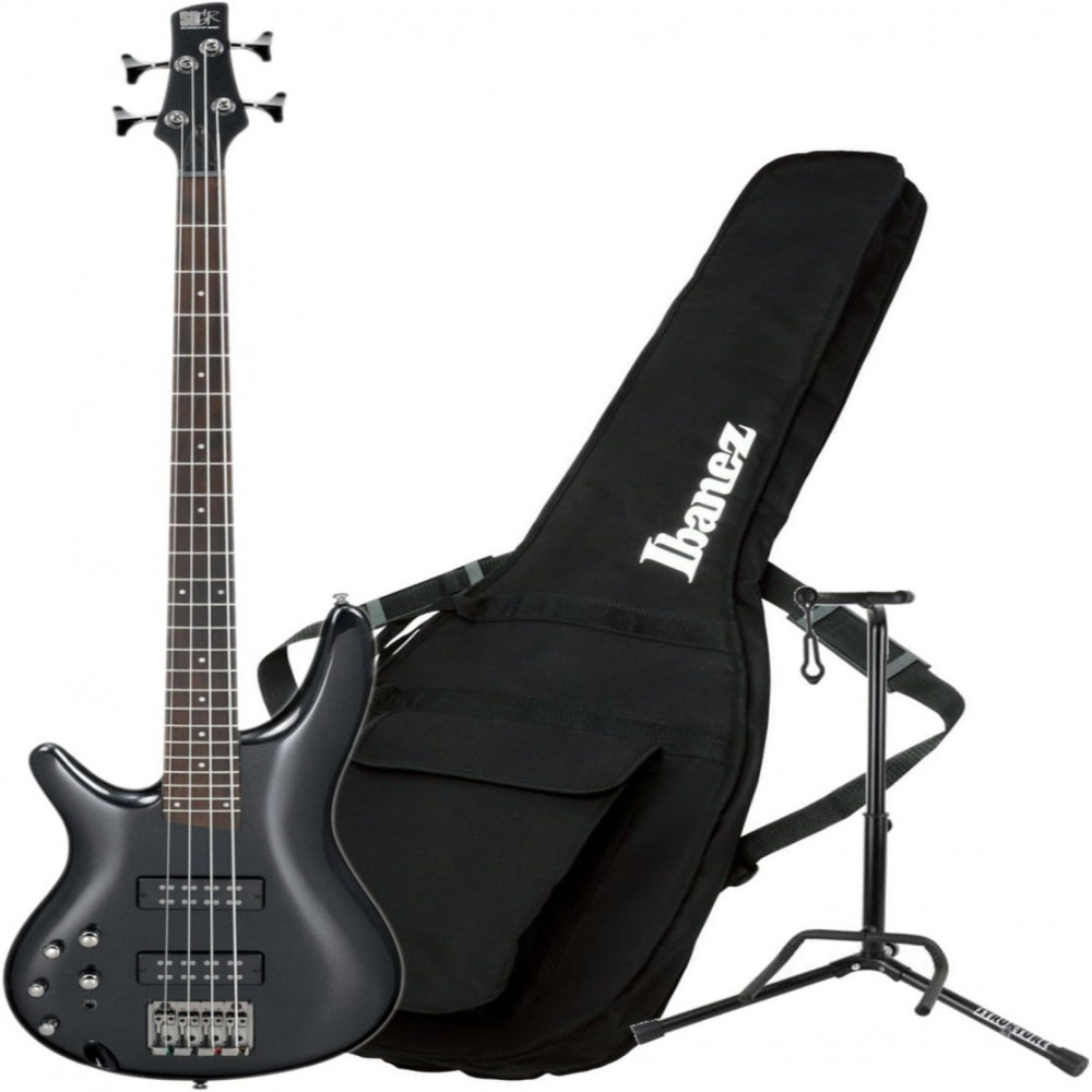 Ibanez SR300EL-IPT SR Series 4-String Bass Left-Handed in Iron Pewter Bass Guitar
