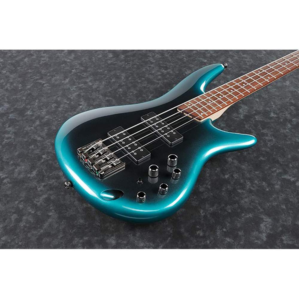 Ibanez SR300E-CUB SR Series 4 Strings in Cerulean Aura Burst with Gig Bag Bass Guitar