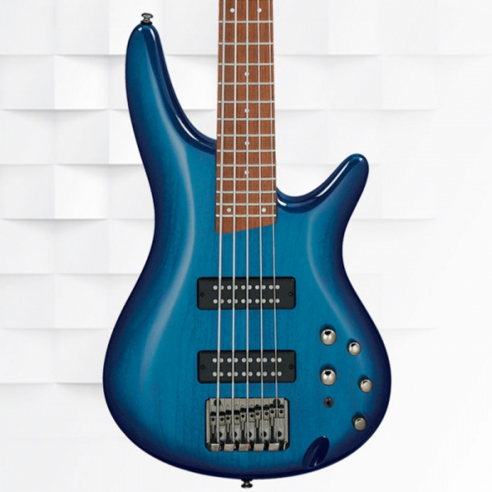 Ibanez SR375E-SPB 5-String Sapphire Blue Bass Guitar
