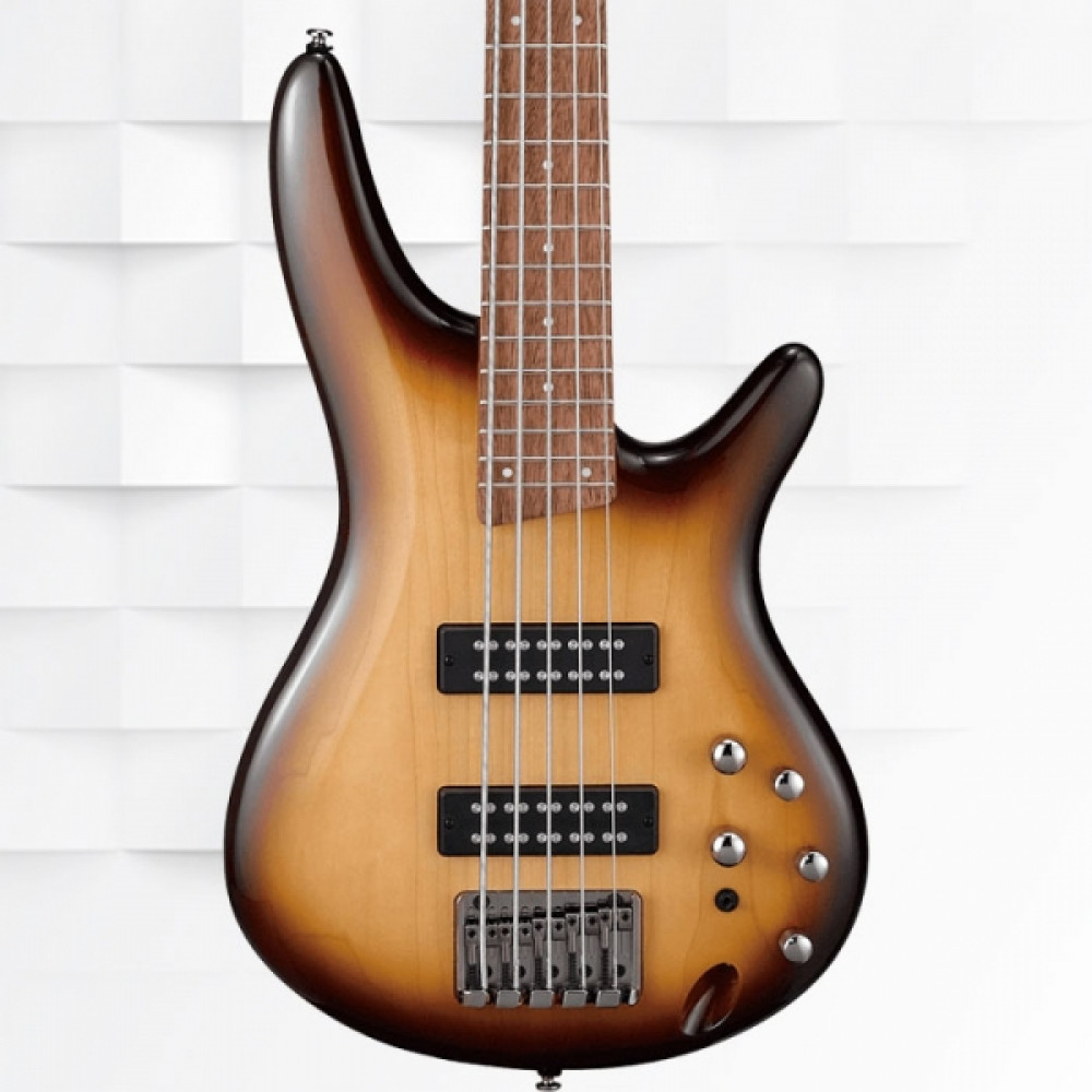 Ibanez SR375E-NNB 5-String Natural Browned Burst Bass Guitar