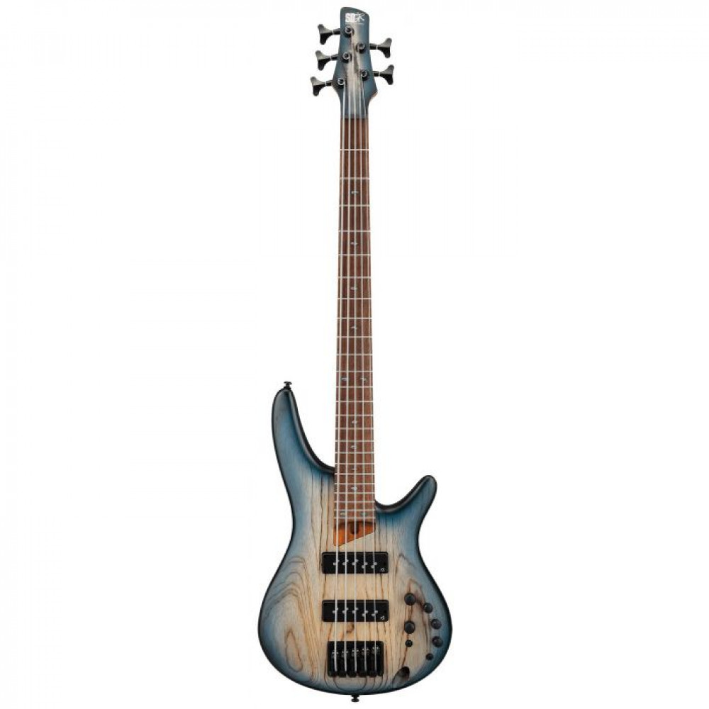 Ibanez SR605E-CTF 5-String Cosmic Blue Starburst Flat Electric Bass Guitar