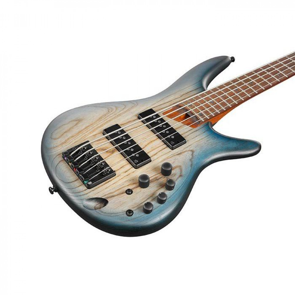 Ibanez SR605E-CTF 5-String Cosmic Blue Starburst Flat Electric Bass Guitar