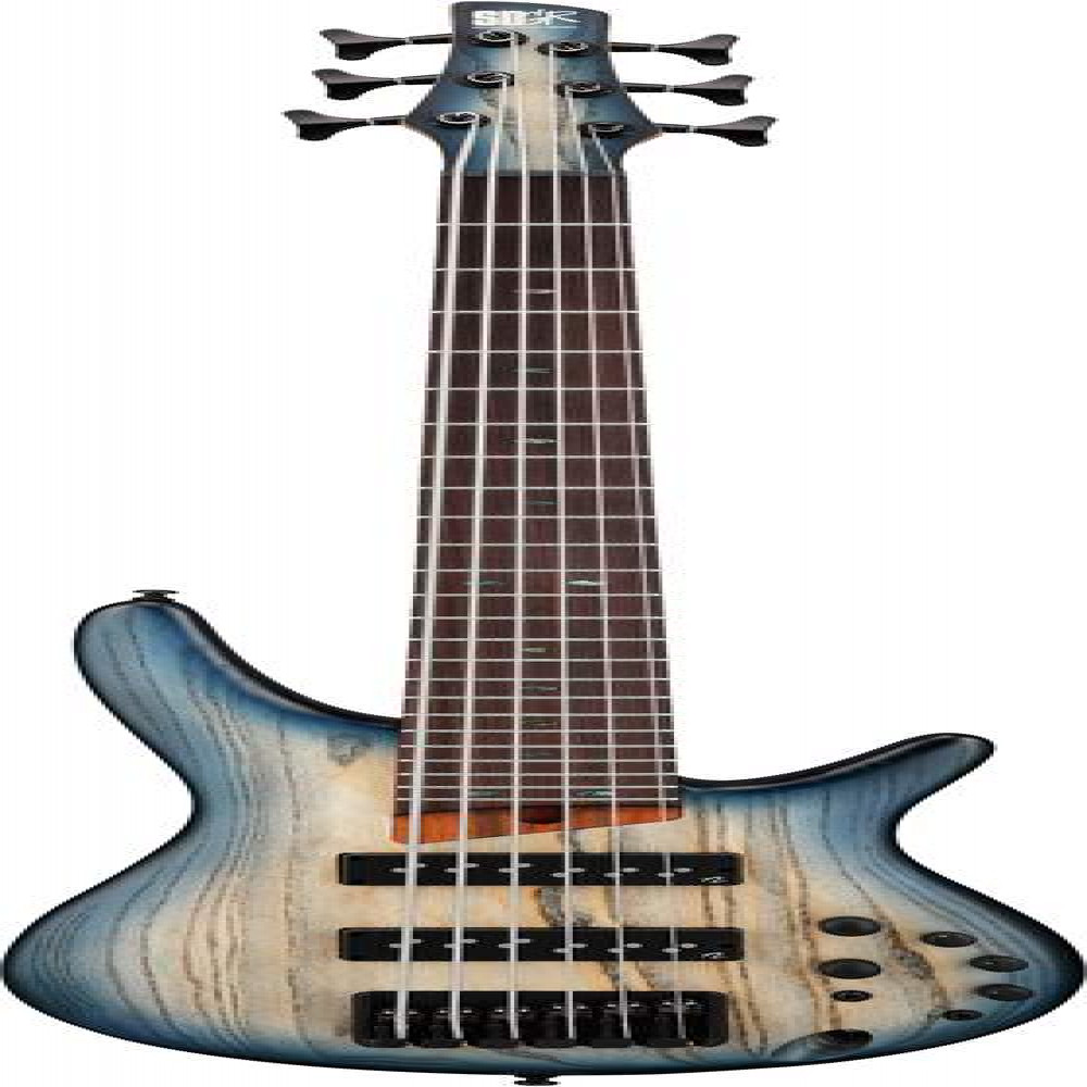 Ibanez SR606E-CTF 6-String Blue Starburst Electric Bass Guitar