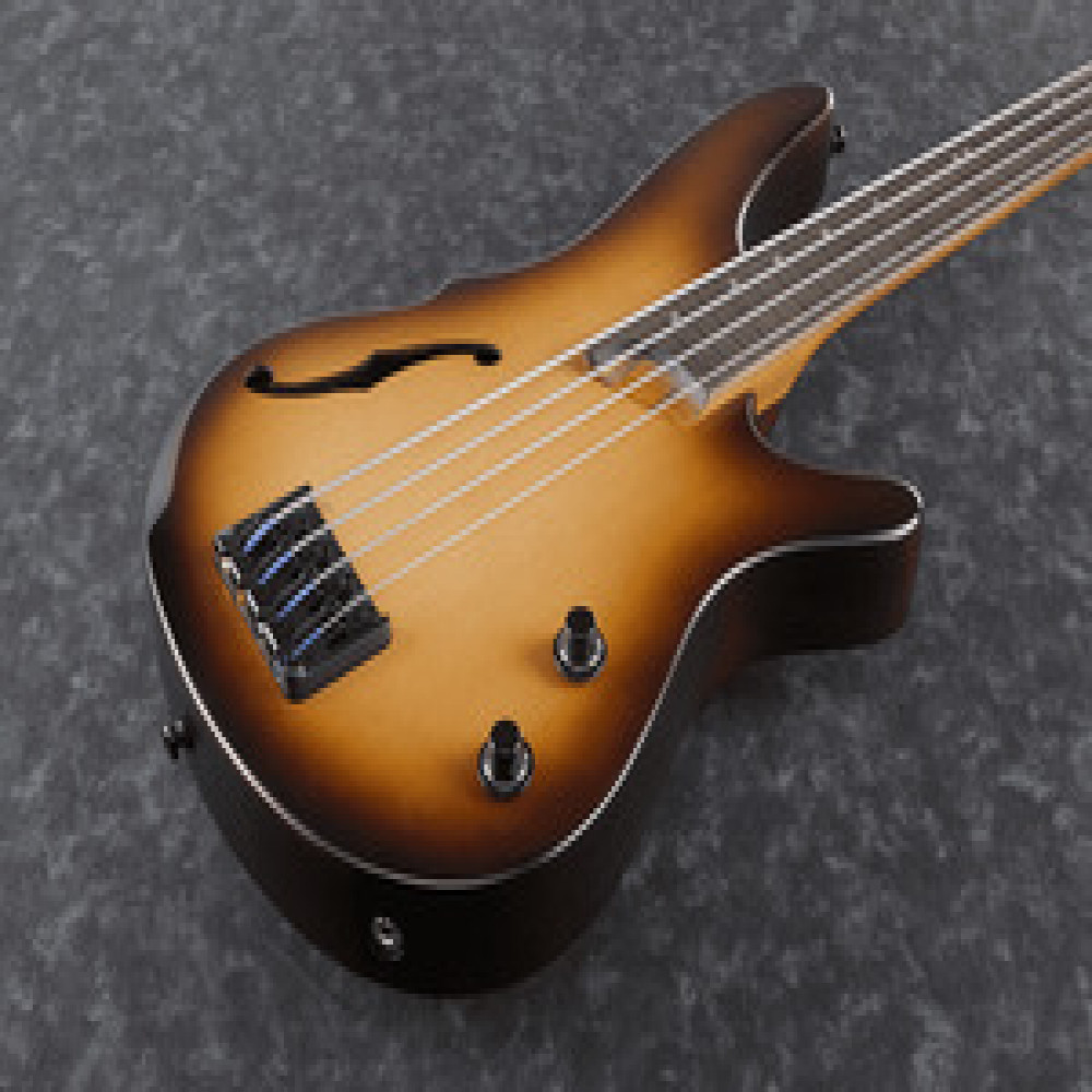 Ibanez SRH500F-NNF 4 String Fretless Natural Browned Burst Flat Bass Guitar