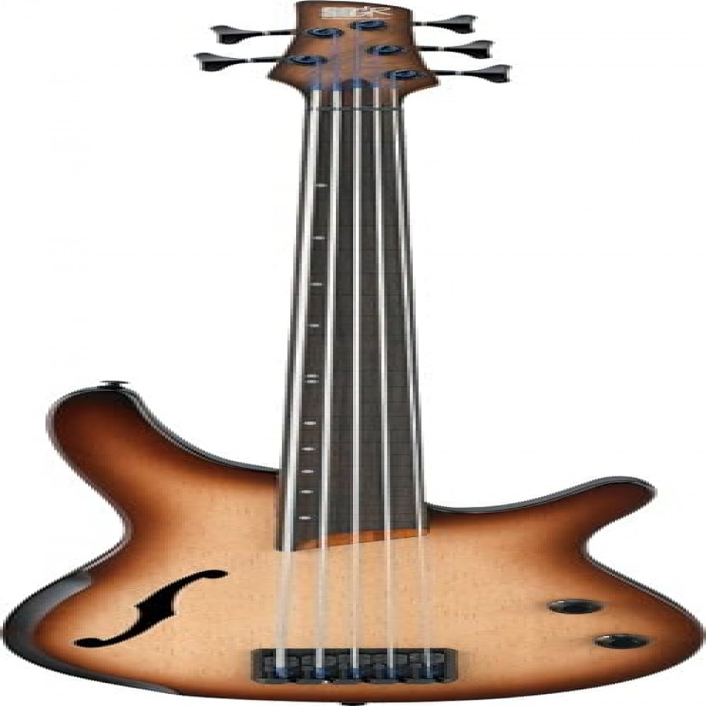 Ibanez SRH505F-NNF 5 String Natural Browned Burst Flat Bass Guitar