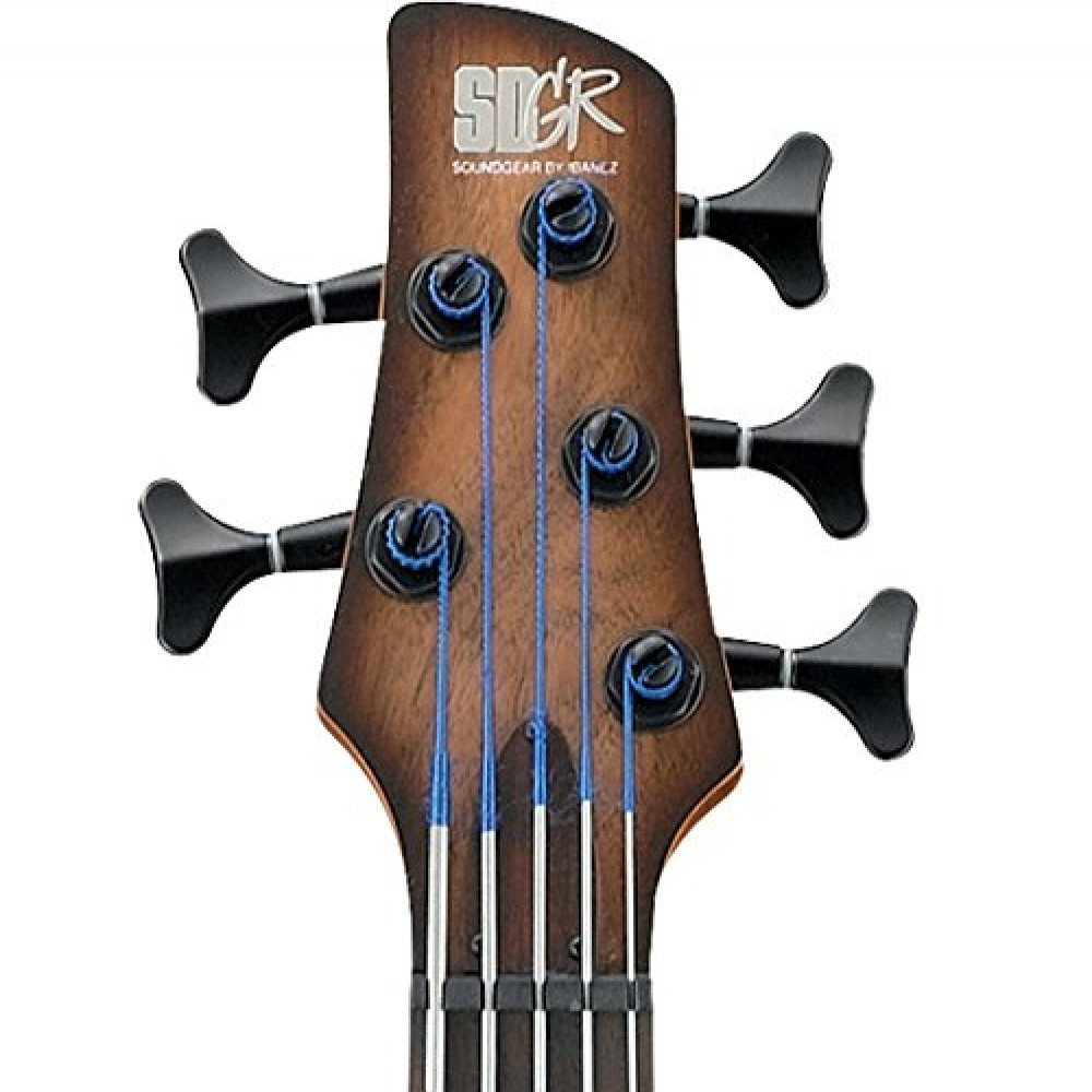 Ibanez SRH505F-NNF 5 String Natural Browned Burst Flat Bass Guitar