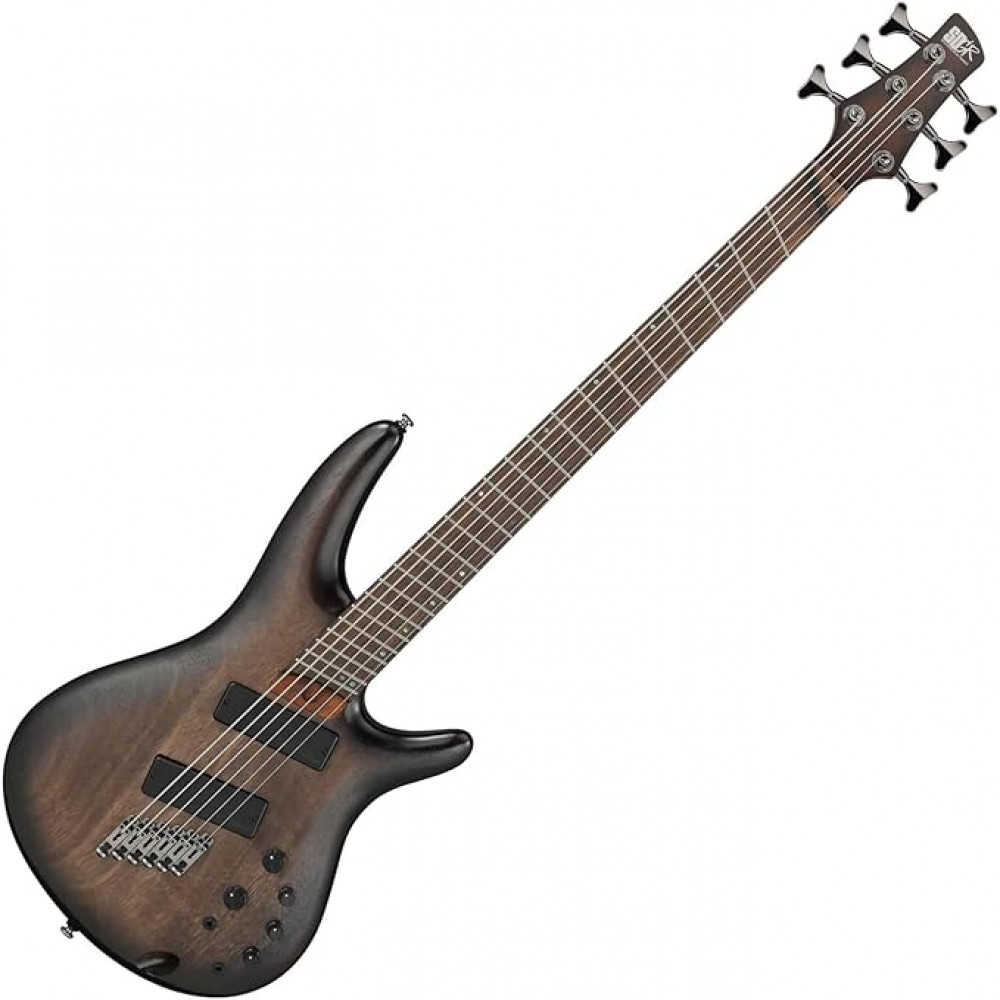 Ibanez SRC6MS-BLL Bass Workshop 6-string Multi-Scale Black Stained Burst Low Gloss Bass Guitar
