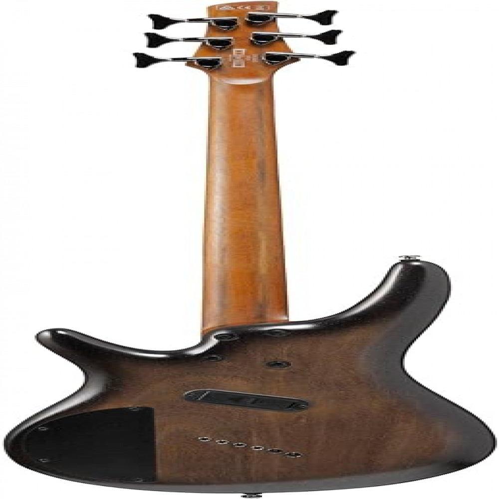 Ibanez SRC6MS-BLL Bass Workshop 6-string Multi-Scale Black Stained Burst Low Gloss Bass Guitar