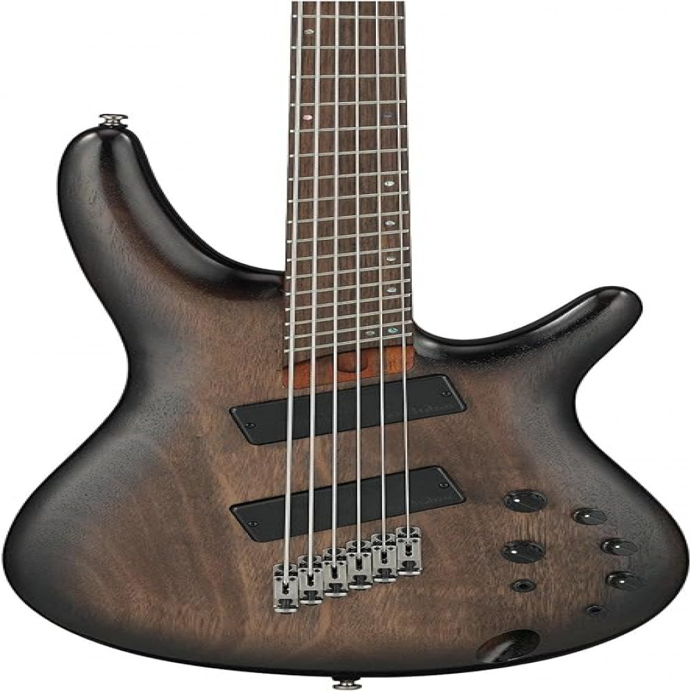 Ibanez SRC6MS-BLL Bass Workshop 6-string Multi-Scale Black Stained Burst Low Gloss Bass Guitar